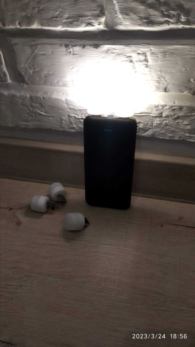 Фонарик для повербанка ,светильник  диодный,