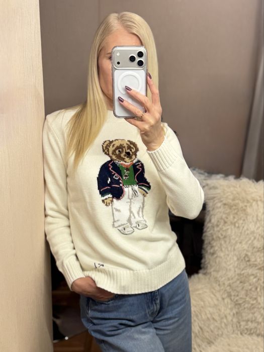 Светр Ralph Lauren з ведмедиком S-M