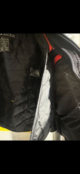 Casaco pele compativel com air bag alpinestars