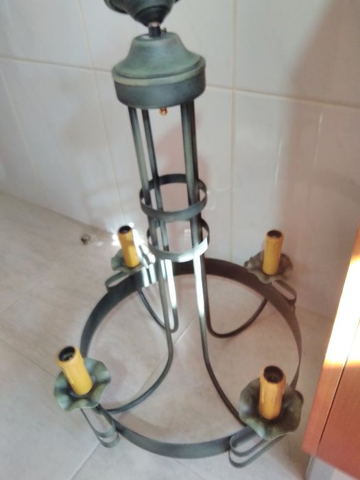 Candeeiro em ferro(ver descrição)