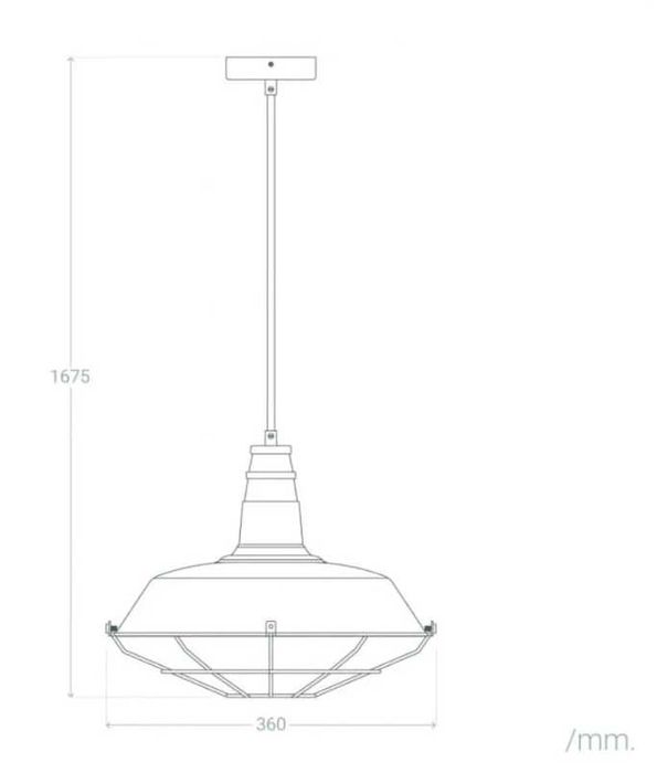 8 Candeeiros Suspensos Metal Jagger - novos