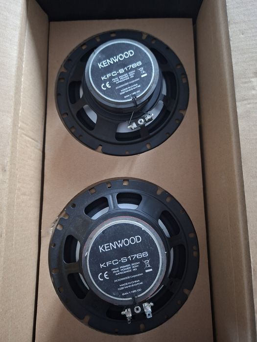 2 szt dwudrożnych głośników samochodowych Kenwood KFC-S1766