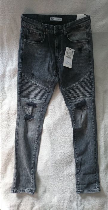 Jeansy, spodnie, dżinsy ZARA Man 38, 40 szare