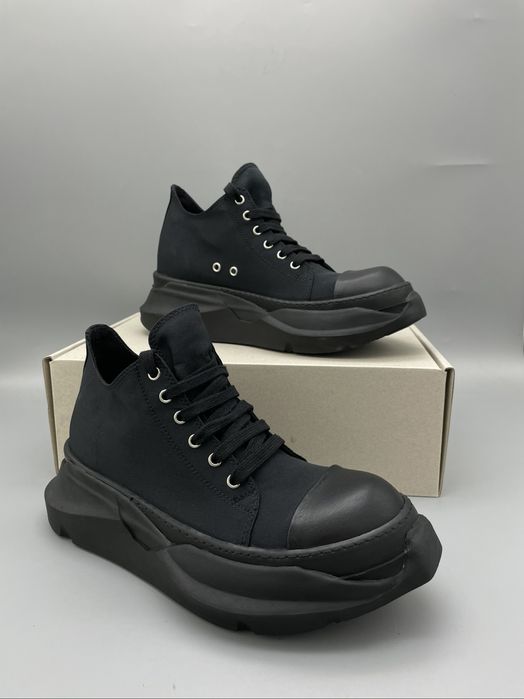 Нові Кеди Rick Owens Abstract Low Black DRKSHDW/Преміум якість! 1:1