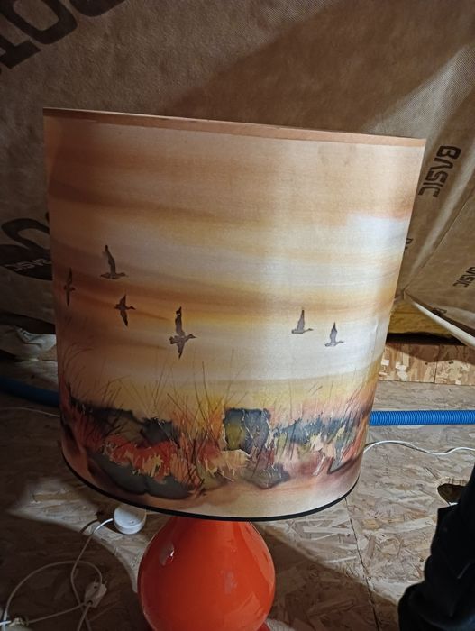Lampa antyk że szkła.