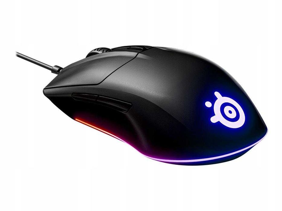 Myszka przewodowa SteelSeries Rival 3 sensor optyczny (7581)