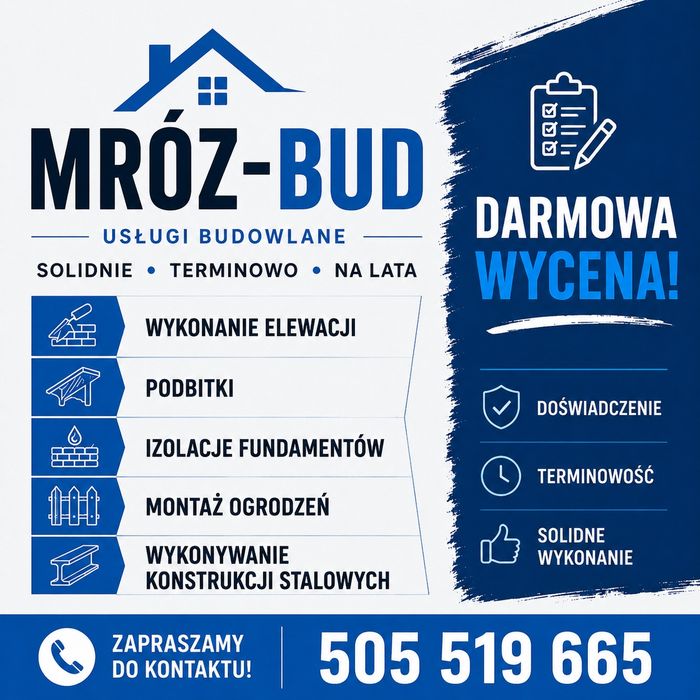 Oferuje usługi budowlane