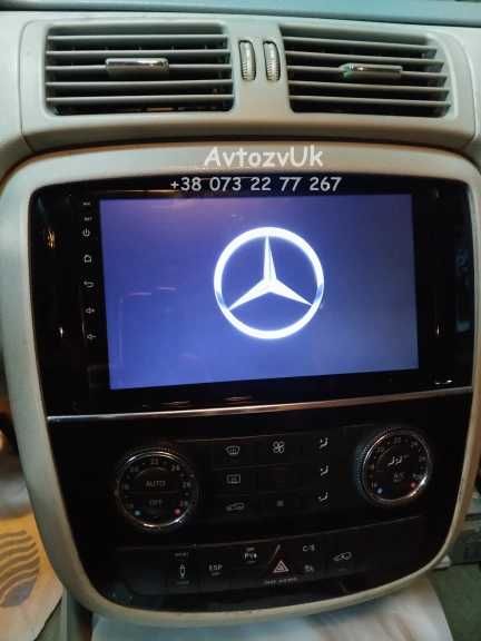 Магнитола w163 w251 R320 w210 w140 w124 Mercedes Benz ML 320 Android