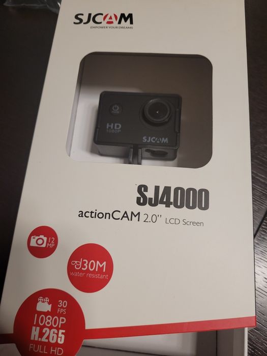 Kamera SJ4000 + karta pamięci + akcesoria praktycznie nowa