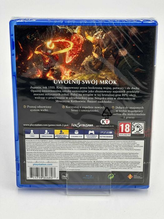 Gra na ps4 Nioh 2 NOWA!!!