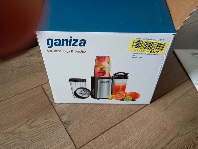 Blender kielichowy Ganiza do smoothie koktajli nowy