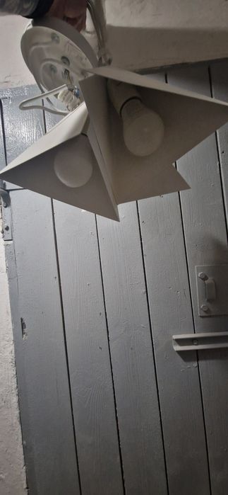 Lampa biała, żyrandol, Luminex SET 7407,