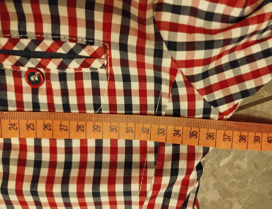 Elegancka koszula w kratkę dla chłopca 122