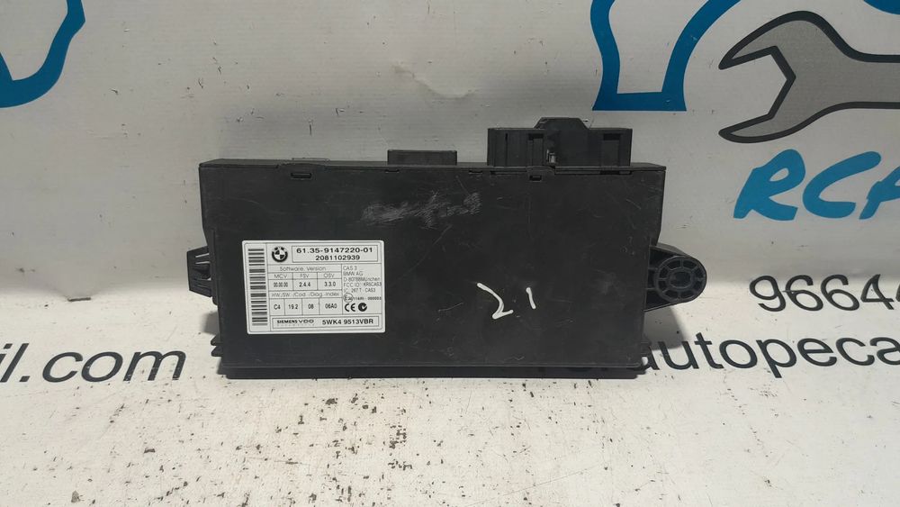 Módulo Confort CAS 3 Original BMW Serie 3 E90 E91 E92 E93 9147220