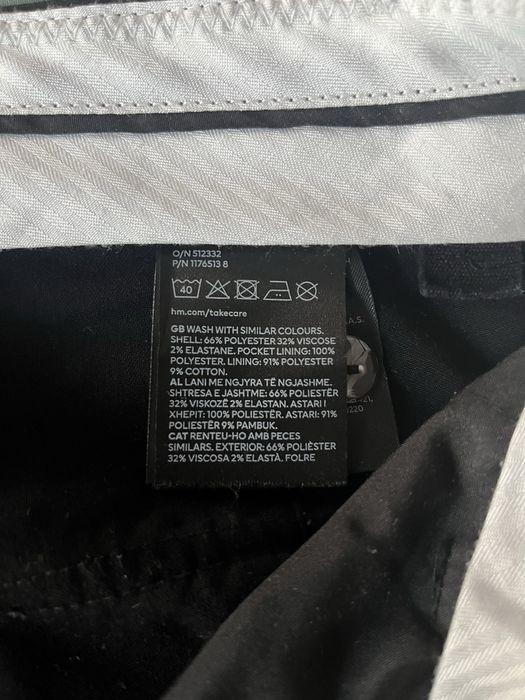 Spodnie z szerokimi nogawkami dzwony XXS/32 H&M