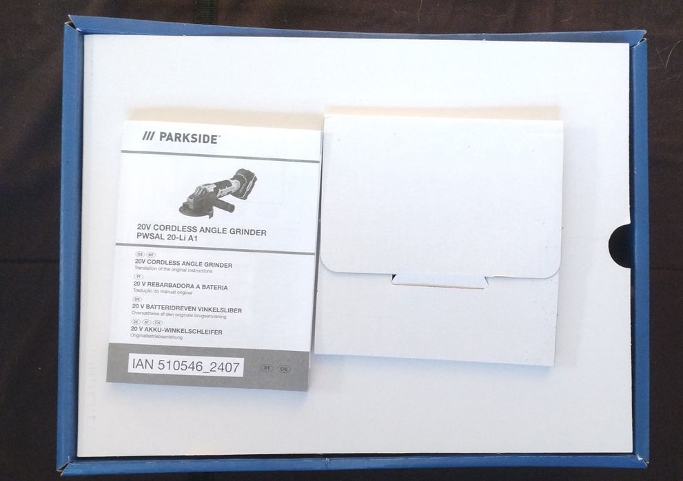 Rebarbadora a bateria Parkside 20v com bateria 4Ah