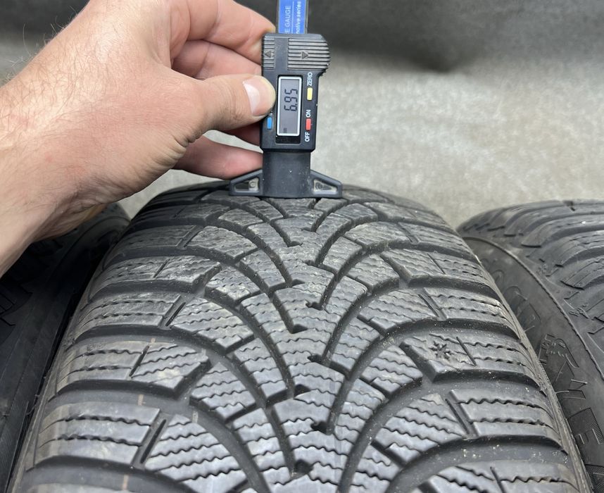 Шини ~7.5мм зима 205 55 R16 Goodyear Ultragrip 9+ зимові резина