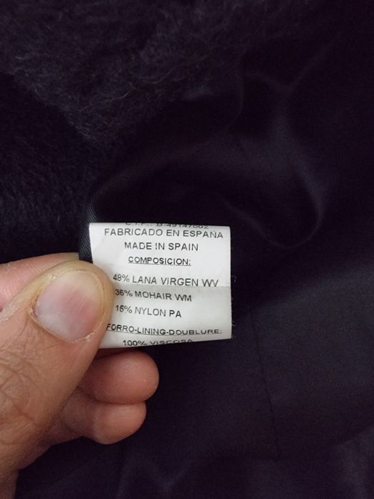 Sobretudo Casaco Preto - Pura Lã