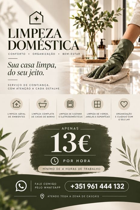 Limpezas Domésticas | Pessoa de Confiança