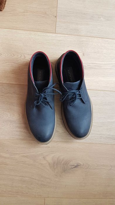 męskie skórzane buty Wittchen rozmiar 41 ze skóry
