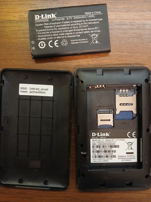 Modem DLink na sim PLUS +laser