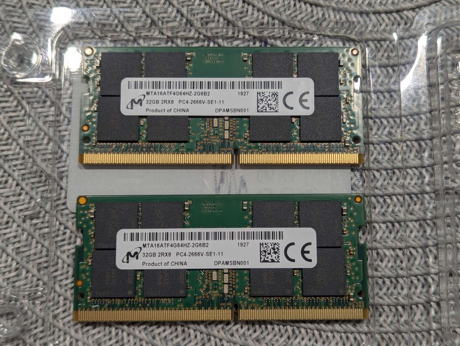 DDR4 sodimm 32gb x1 2666mhz