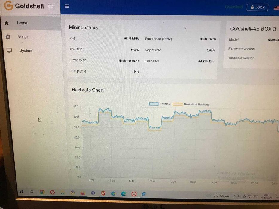 Goldshell AE BOX PRO 44MH zkSNAR Домашній майнінг Тихий AE BOX ALEO