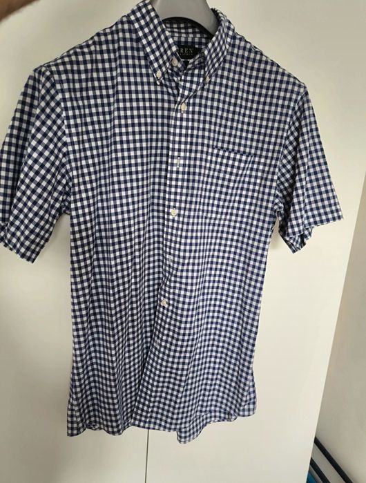Camisa de Manga Curta Ralph Lauren Fitted Non Iron