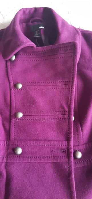 Casaco beringela H&M