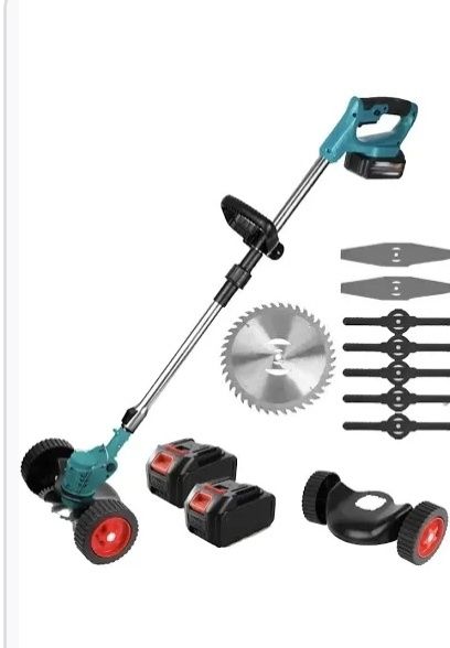 Акумуляторний тример Makita UR100DWAE 48V, 5Ah газонокосарка   21в 24в