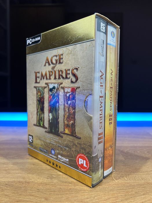 Age of Empires III 3 UNIKAT (PC PL 2006) mini BIG BOX Złota Kolekcja