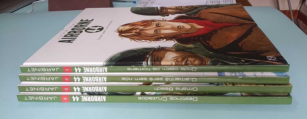 AIRBORNE 44 - Edições Asa, capa dura. Volumes 1,2,3,4