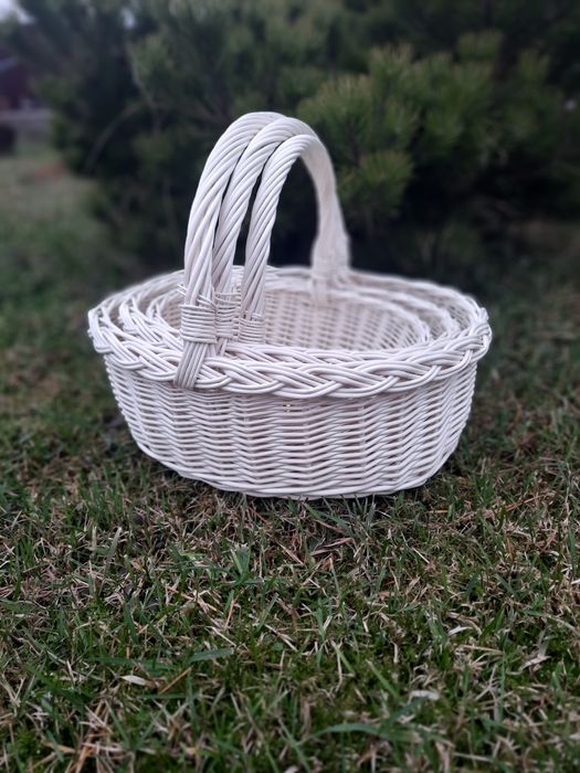 Пасхальні кошики З відбіленоі лозитільки опт