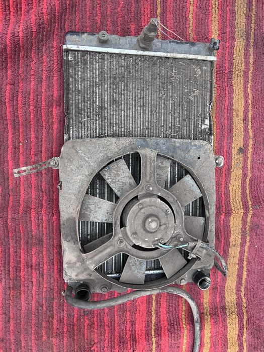 Радиатор з вентилятором в зборі від ваз 2108 ( б.у )