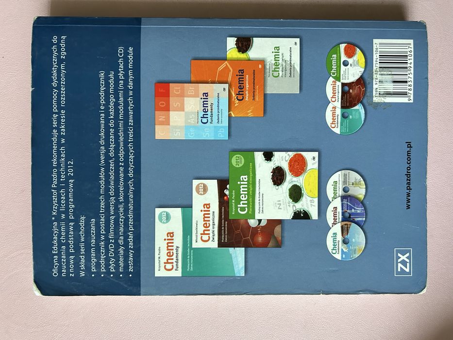 Krzysztof Pazdro zbiór zadań chemia książka