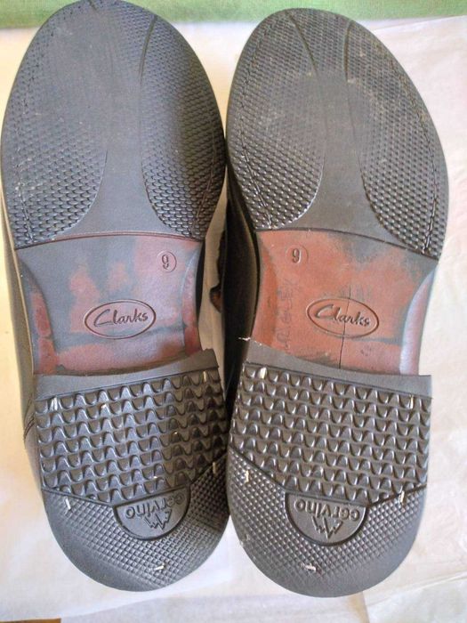 Коженные мужские туфли Clarks. Размер 42.