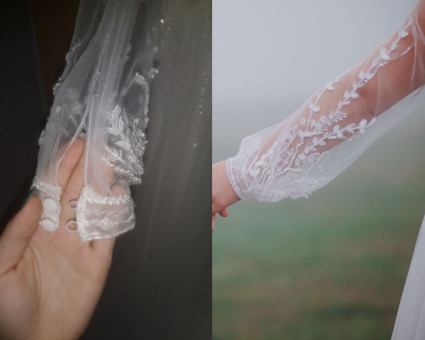 Suknia ślubna + welon