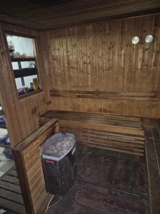 dom i ogród sauna