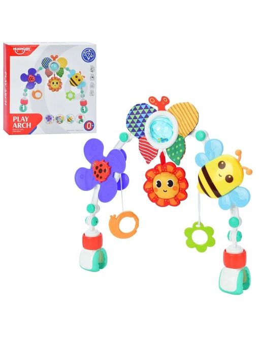 Дуга з іграшками на дитячий візок / ліжко