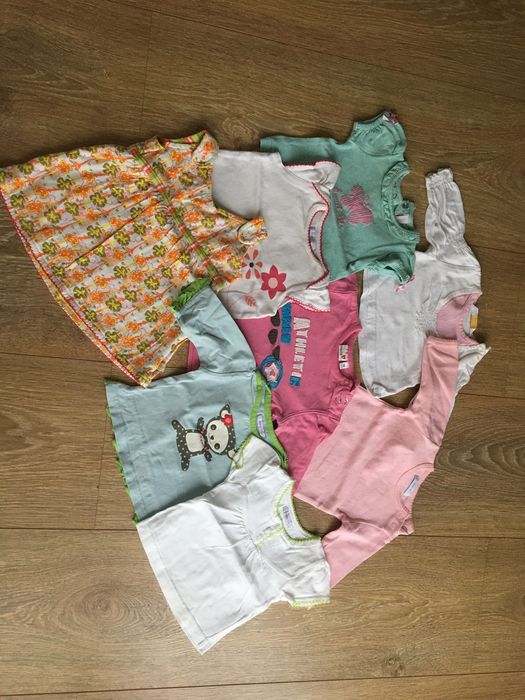 Paka ubrań dla dziewczynki roz. 50-62
