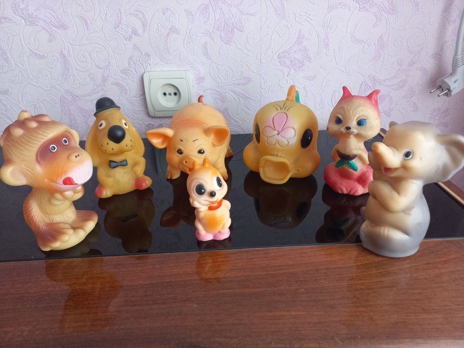 Игрушки резиновые ссср и мягкие