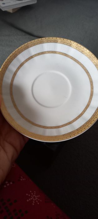 Komplet do kawy herbaty, filiżanki z talerzykiem, porcelana