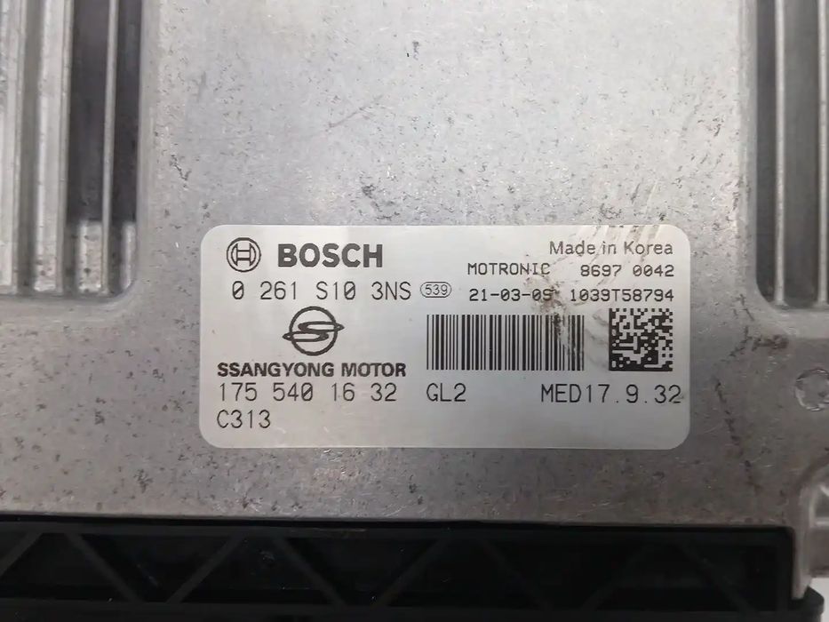 Centralina De Motor Uce SSANGYONG KORANDO (C300) 1.5 1755401632 0261S103NS