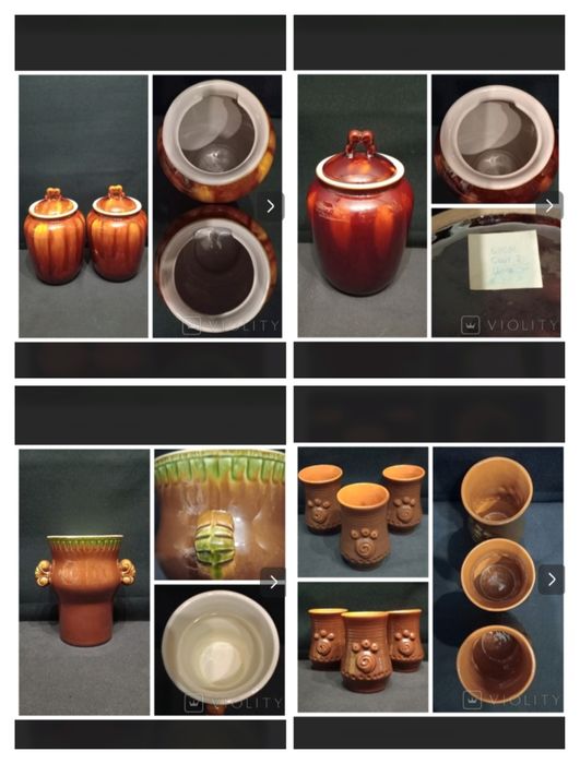 Глечик.Глина,фарфор,хрусталь,стекло времен СССР.