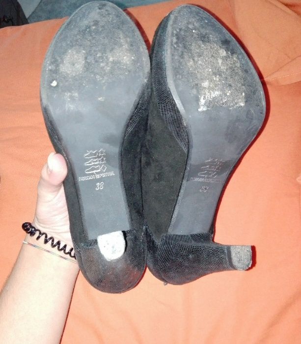 Sapatos Altos Pretos festa