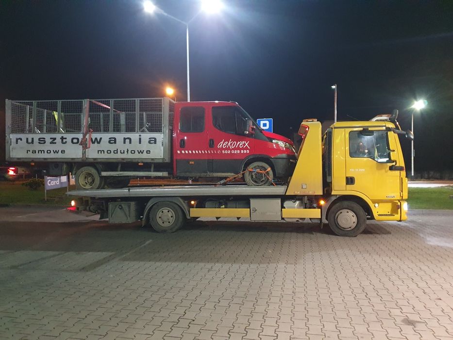 Transport Zwyżki Maszyn Budowlanych Rolniczych Wózków Pomoc Drogowa