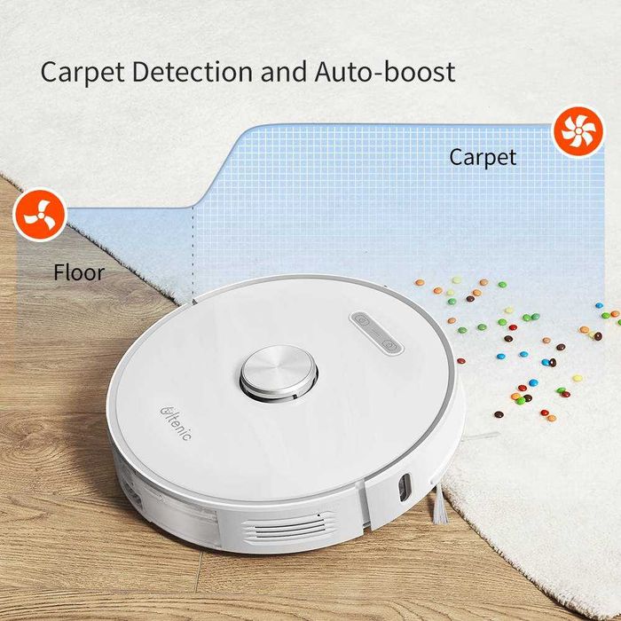 Robot Sprzątający Mopujący Odkurzający Ultenic T10 Stacja WiFi