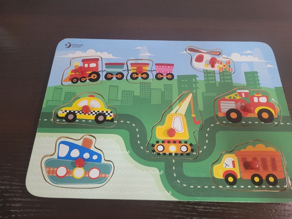 Puzzle dla małych dzieci + labirynt