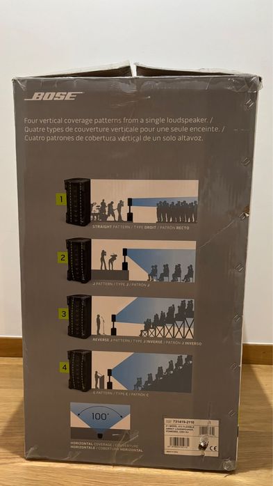 Coluna Bose f1 usada poucas vezes