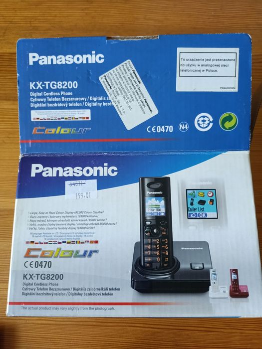 Telefon bezprzewodowy Panasonic KX-TG 8200